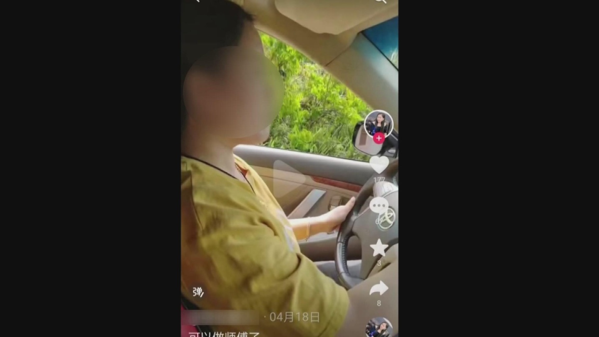 ������Ů����֤��ʻ����Ƶ������ҫ   ���Ѿٱ�����������